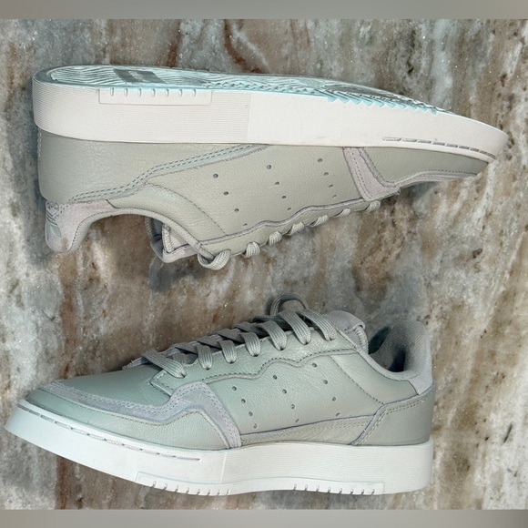 Women’s ADIDAS Supercourt ash silver leather sneakers- Size 7.5 - Picture 7 of 9